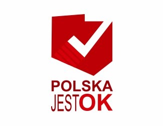 Projekt graficzny logo dla firmy online Polska OK